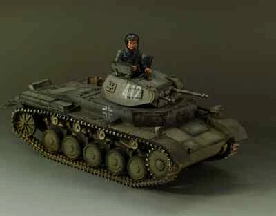 Tanque Alemán Casero 1/30 Segunda Guerra Mundial Tipo II Gris Pintado G058 Modelo Acabado Foto 1 de 4