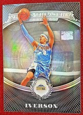 Allen Iverson Panini Prizm UD Topps Chrome Refractor PSA Gold AUTO Patch 3/4