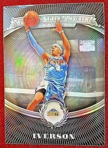 Allen Iverson Panini Prizm UD Topps Chrome Refractor PSA Gold AUTO Patch 3/4