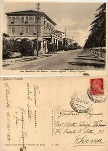 San Benedetto del Tronto, ascoli, stazione soggiorno, albergo progresso, 1941 - Picture 1 of 1