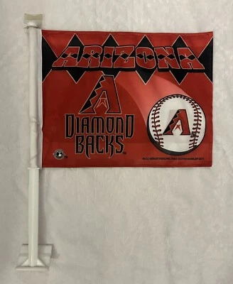 Arizona Diamondbacks MLB Baseball Car Window Flag -Double Sided - Image 1 of 3