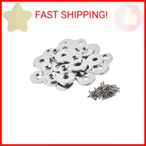 20 Pack Figure 8 Steel Desk Top Fastener Clip - Heavy Duty Figure-Eight Fastener - Picture 1 of 2