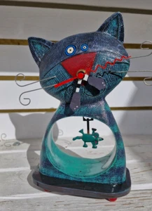 Allen Designs Katze und Maus Pendeluhr Tischuhr - Bild 1 von 3