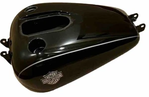 HARLEY-DAVIDSON 2011 FXDWG DYNA WIDE GLIDE BLACK W/ SILVER PINSTRIPE GAS TANK - Picture 1 of 7