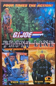 Image GI Joe Front Line promo poster 2003 11"x17" frontline Jinx Scarlett #11-14 - Picture 1 of 1