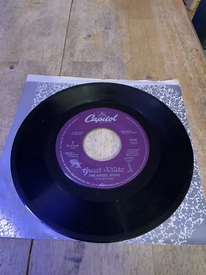 Great White "The Angel Song"/"Run Away" 45 Capitol Records VG+ - Image 1 of 2