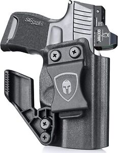 Étui IWB Kydex, coupe optique et griffe : pistolet SAS Sig Sauer P365/P365X/P365XL/P365