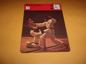 Carta Olimpica Sportscaster 1977-79 TAE-KWON-DO---KARATE COREANO - Foto 1 di 2