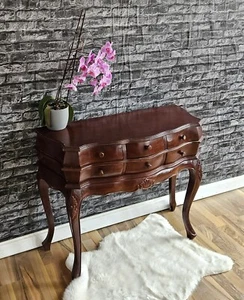 Konsolentisch Schminktisch Wandtisch Holz Nussbaum - Bild 1 von 11