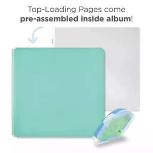 Creative Memories 12x12 Caribbean Album with Top Loading Pages & Tape Runner NEW - Picture 1 of 6
