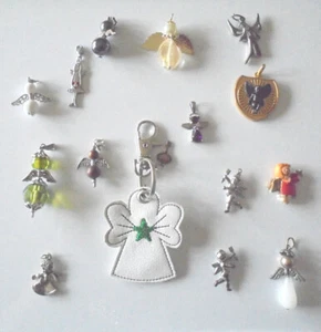Schmuck Konvolut Engel Anhänger / Broschen 15 Teile verschiedene Designs Nr.757 - Bild 1 von 10