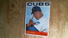 1964 Topps baseball card # 375 Ron Santo EXNM