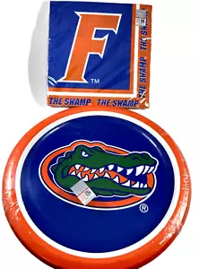 Florida Gators NCAA Pro Football Sport Party 9" Pappteller + Servietten - Bild 1 von 5