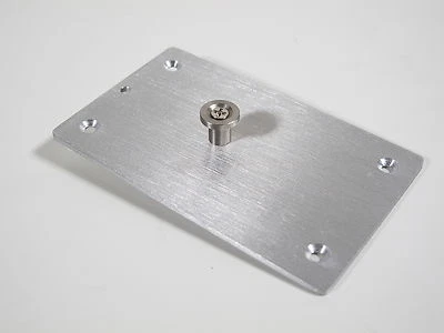 Lock Pin + Mount Plate Fifth Wheel Coupling Tamiya R/C 1/14 Semi Trailer Flatbed - Image 1 of 3