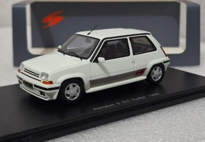 Renault 5 GT Turbo Pearl White 1988 1:43 Spark S3858 EXTREMELY RARE!! - Image 1 of 4