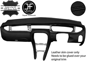 BLACK STITCH FULL DASH DASHBOARD REAL LEATHER COVER FOR JAGUAR X-TYPE 2001-2009 - Picture 1 of 2
