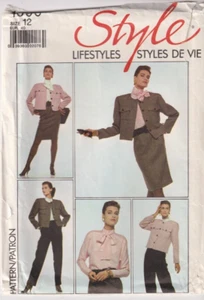 1090 STYLE - JACKET BLOUSE SKIRT TROUSERS - Sz 12 - Picture 1 of 2