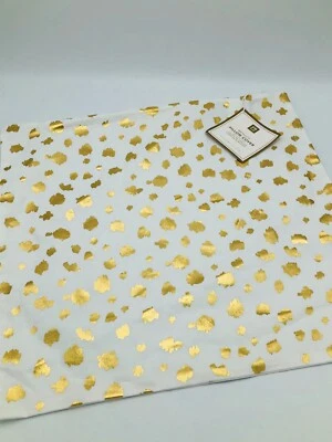 Fronha Pottery Barn Teen metálica dourada estampa de animal leopardo chita nova com etiquetas - Imagem 1 de 4