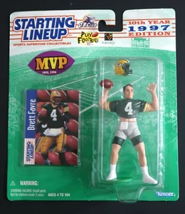 Figura de alineación inicial Brett Favre Green Bay Packers 1997 SLU - Imagen 1 de 2