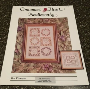 Tea Flowers by Cinnamon Heart Needleworks Counted Cross Stitch - Picture 1 of 1