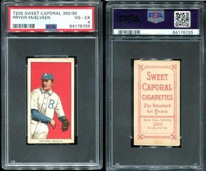T206 Pryor McElveen ~~ PSA 4 centered ~ Sweet Caporal 350/30 back [set break pc]