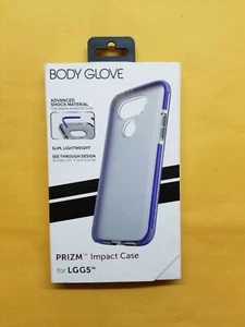 Body Glove PRIZM Impact Case For LG G5  - Clear / Blue Rims - FAST SHIPPING - Picture 1 of 3