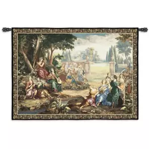 71x53 Tapiz Pastoral Renacentista Colgante de Pared - Imagen 1 de 1