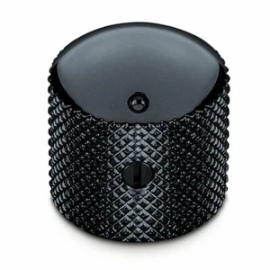 Schaller Tele Style Domform Regler mit Madenschraube, schwarz 15020400 - Bild 1 von 3