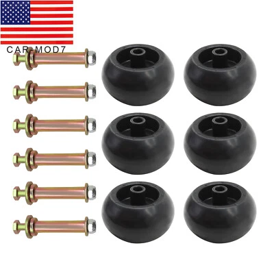 6 Pack 103-7263 109-2098 1-603299 Anti Scalp Deck Wheel Kit For Exmark Mower