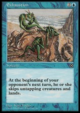 Magic the Gathering MTG Exhaustion (37) Portal Second Age   LP