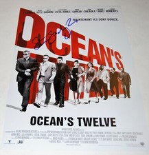 STEVEN SODERBERGH signed (OCEANS TWELVE 12) 12X18 movie poster photo PROOF W/COA