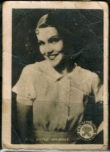 Chile Tobacco Card H-16 Kathe von Nagy