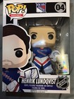 FUNKO POP HOCKEY HENRIK LUNDQVIST #04 YORK RANGERS NHL BLUE JERSEY Bobble Head