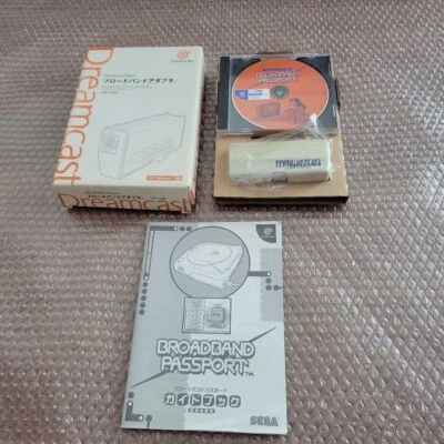 SEGA Dreamcast DC Official Broadband Adapter HIT-0401 From Japan USED Foto 1 de 4