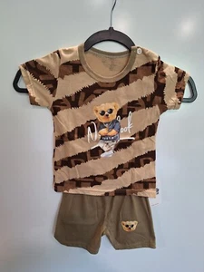 2PC Children Clothing set summer cartoon Cotton T-Shirt and shorts size 2T $7.50 - Picture 1 of 7