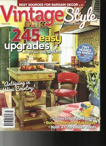VINTAGE STYLE MAGAZINE, 245 EASY UPGRADES WINTER, 2018 # 227 - Foto 1 di 1