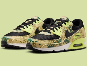 NIKE AIR MAX 90 PRM Camo Pack Mens US 11.5 Tan Casual Sneakers Shoes NEW ☑️ - Picture 1 of 8