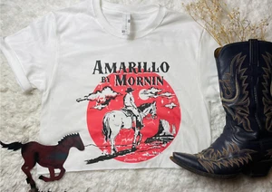 Brand New! Amarillo By Morning Country Crop Top. (SM-XL) - Picture 1 of 2