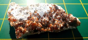 Spessartine Garnets w/ Smoky Quartz & Mica on Microcline Matrix - China - Picture 1 of 11