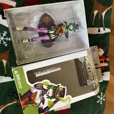 DC Direct Ame-Comi Heroine Series DUELA DENT como el Joker Estatua Edición Limitada Foto 1 de 4
