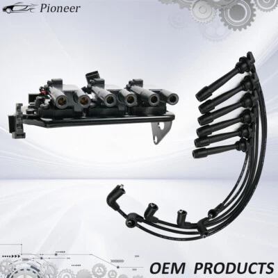 Ignition Coil+Wire for 2005-09 Hyundai Tucson 2005-10 Kia Sportage V6 2.7L UF498 - Изображение 1 из 4