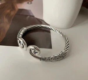 EDLES Armband 925 SILBER massiv Armkette Ring dünner ARMREIF Armzange Zirkonia - Bild 1 von 4