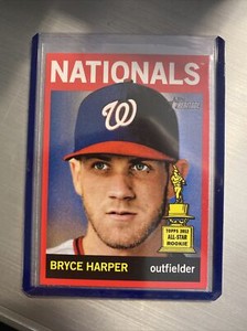 2013 Topps Heritage Red Portrait Bryce Harper SP Phillies