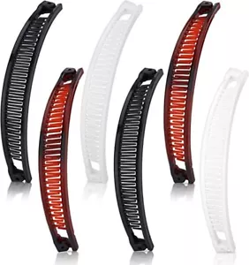 Hair do Large Banana Hair Clip Tort Twisted Long Fish Clip Comb Grip UK Seller - Picture 1 of 20