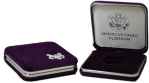 US Mint Presentation Gift Display Case For 1/2 oz Platinum American Eagle Coin - Picture 1 of 1