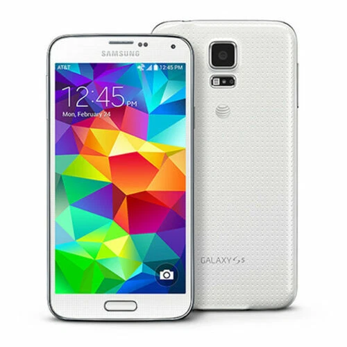 Samsung Galaxy S5 SM-G900F - 16GB - Shimmery White (Unlocked) Smartphone  - Image 1 of 1