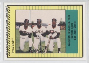 1991 ProCards Minor League John Jackson Jason McFarlin Derek Reid #26