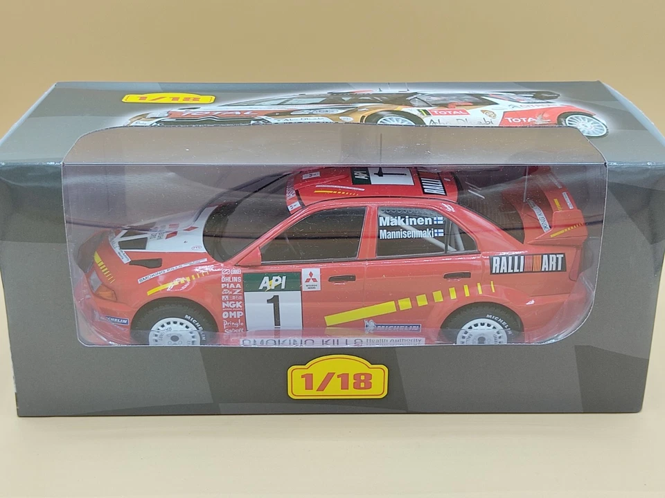 1/18 Mitsubishi Lancer EVO VI WRC #1 Rallye Australie 1998 Makinen IXO Altaya - Photo 1/1