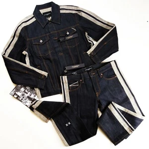 Cult of individuality NY mens 2p set Jean jacket size Medium and jeans W31 L33 - Picture 1 of 12