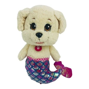 Barbie Mermaid Puppy Dog 10" Plush Dreamtopia Mer-Honey Glitter Tail Stuffed Toy - Picture 1 of 5
